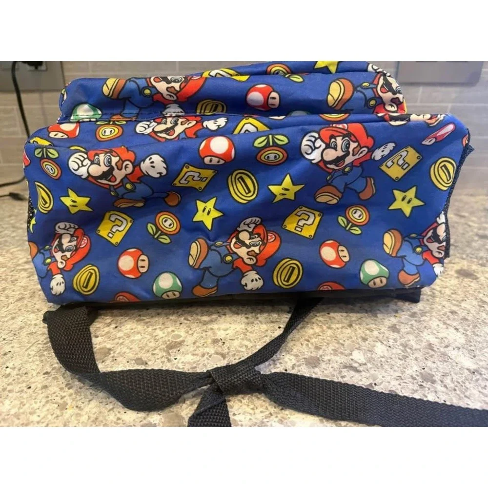 Kids Super Mario‎ Power Ups/Stars/Mushrooms/Mario All Over Print Backpack